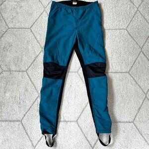 Vintage Novara by REI Stirrup Ski Activity Pants Teal/Black Sz Medium